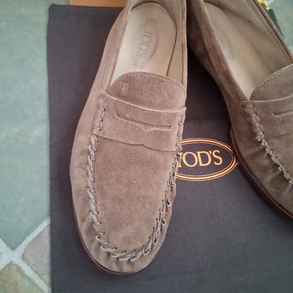 TOD\'s Suede Loafers Slip On Shoes main image 7